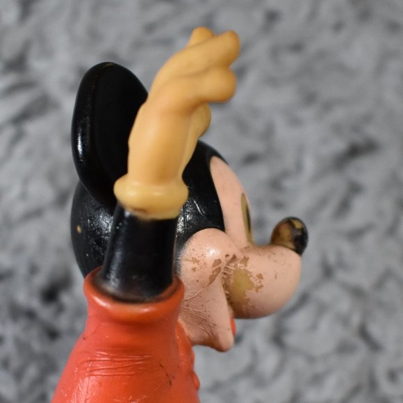 Vintage Rubber Disney Mickey Mouse Figuring - Picture 12 of 14